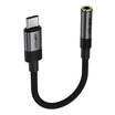 Acefast J12 USB-C to 3.5mm Audio Adapter with Hi-Fi DAC Chip - White