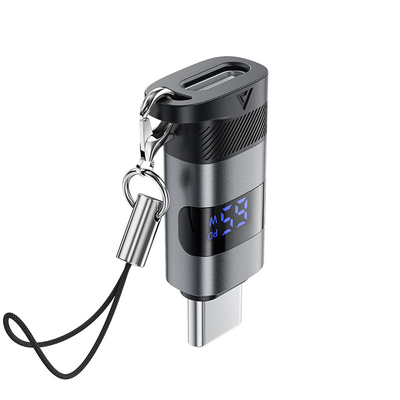 ACEFAST J9 USB-C to USB-C Adapter – 100W Charging, Digital Display, Plug & Play