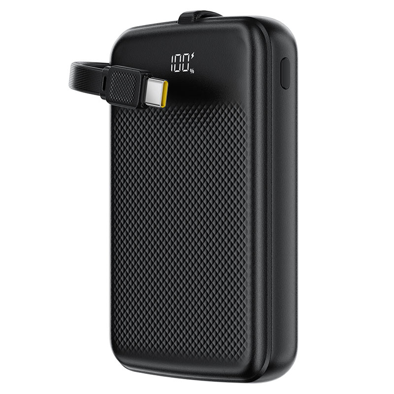 ACEFAST M13 Power Bank 10000mAh – PD 22.5W Fast Charge | Built-In USB-C Cable | USB-A | LED Display | Slim Design