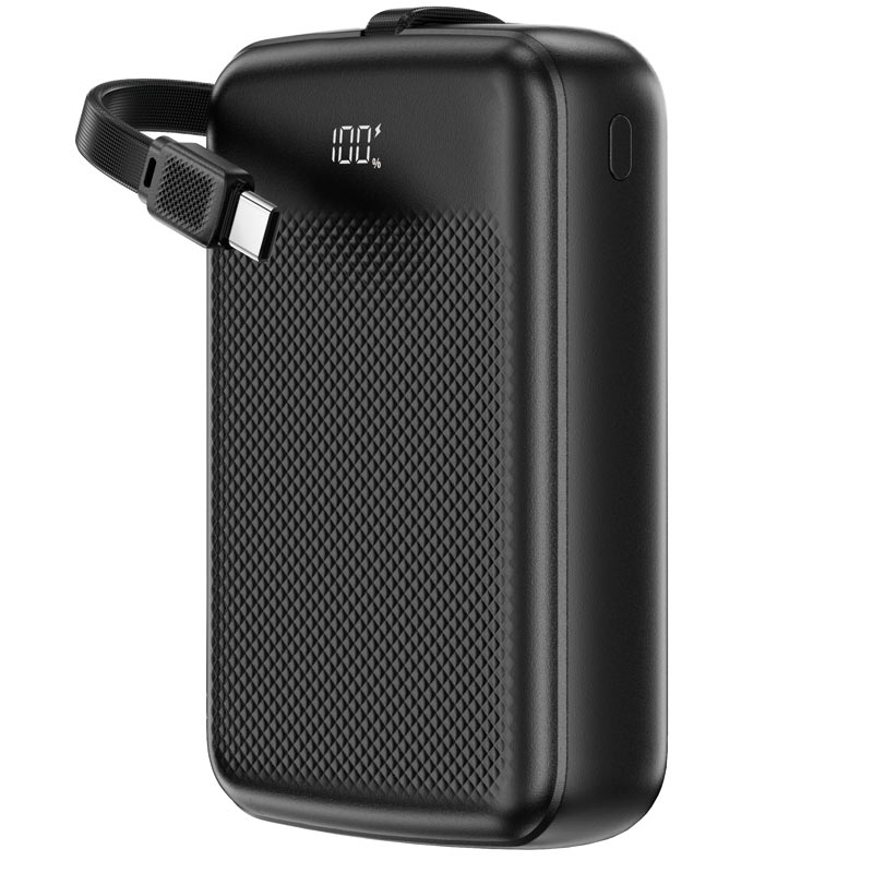ACEFAST M14 Power Bank 20000mAh – PD 22.5W Fast Charge | Built-In USB-C Cable | USB-A | LED Display | Multiple Safety Protection