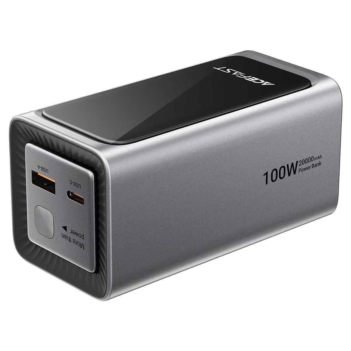ACEFAST M33 Power Bank 20000mAh 100W – Built-in Cable, TFT Display, AVS Fast Charging