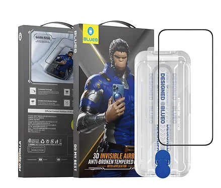 سكريت عالي الدقة مضاد للغبار ومضاد للكهرباء الاستاتيكية مع أداة تطبيق لهاتف آيفون 14 وآيفون 15