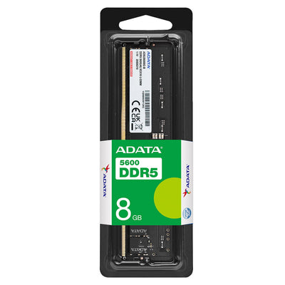 ADATA DDR5 5600MHz 8GB U-DIMM – retail packaging