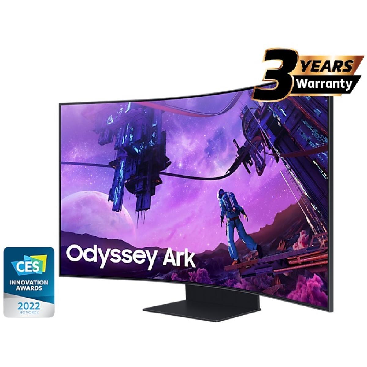 مع معدل تحديث 165 هرتز و وقت استجابة 1 مللي ثانية Odyssey Ark 4K UHD شاشة سامسونج 55 بوصة