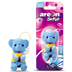AREON Smile Hanging Bear Car Air Freshener, New Car