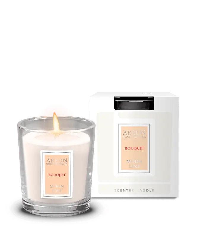 AREON Moon Line Scented Candle, Bouquet