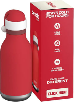 ASOBU Bestie Insulated Stainless Steel Water Bottle – Santa