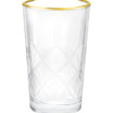 Chapelle - Allure Gold 4-piece Coffee Side Glasses Set - 100ml - Madame Coco JO