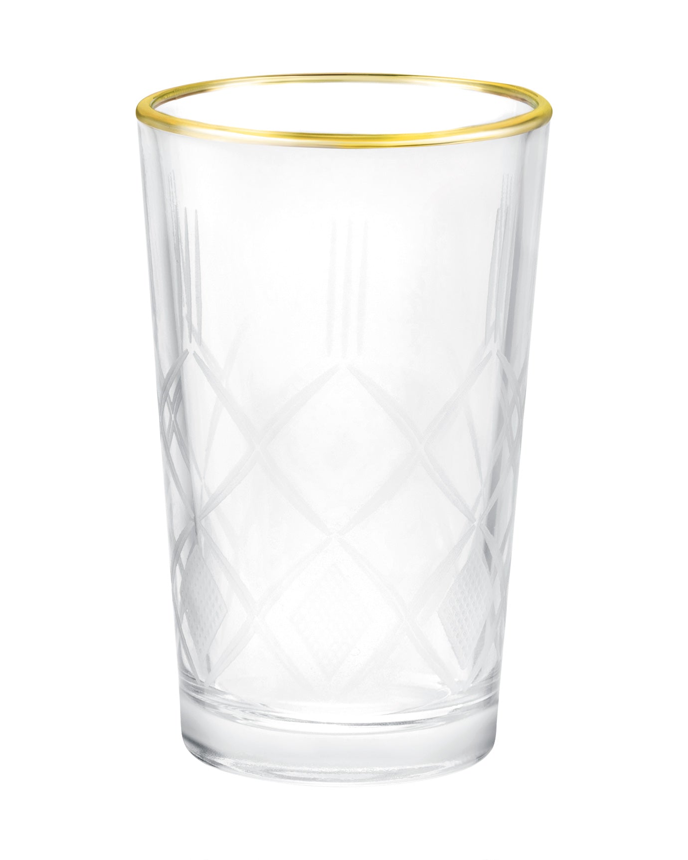 Chapelle - Allure Gold 4-piece Coffee Side Glasses Set - 100ml - Madame Coco JO