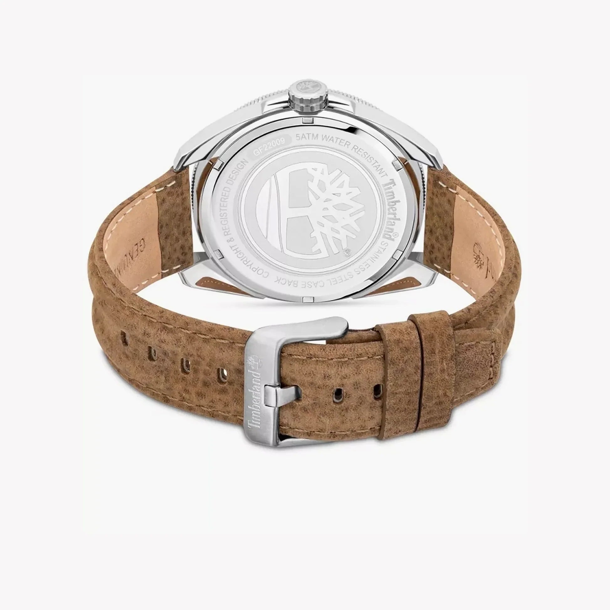 Timberland Men’s Watch TDWGF2200903 with Blue Dial & Leather Strap