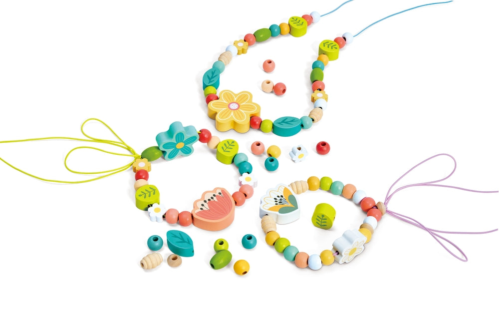 Hape DIY Beaded Jewellery Kit – 125 Wooden Beads Craft