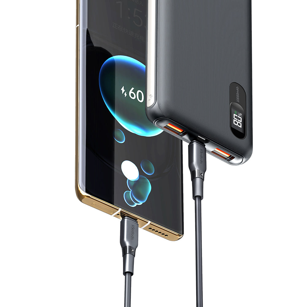 باور بانك مكدودو 22.5 وات 10000 مللي أمبير  بتصميم باندا - أسود