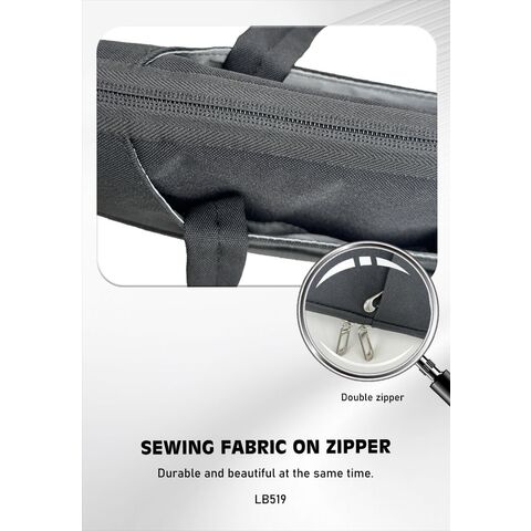 حقيبة لابتوب من النايلون والبوليستر من لينيس بتصميم مقاوم للرذاذ