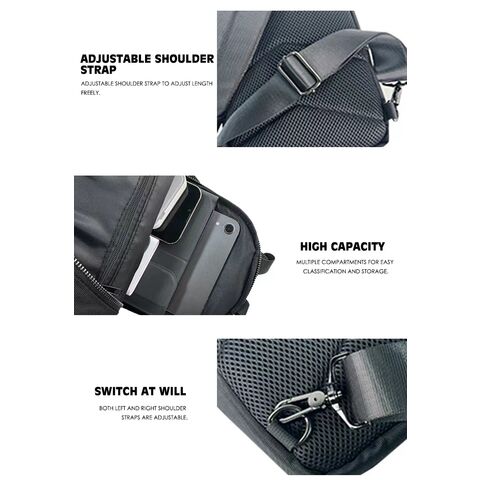 حقيبة تعليق قطرية من قماش مقاومة للماء وعالية الكثافة والبوليستر المتين من لينيس