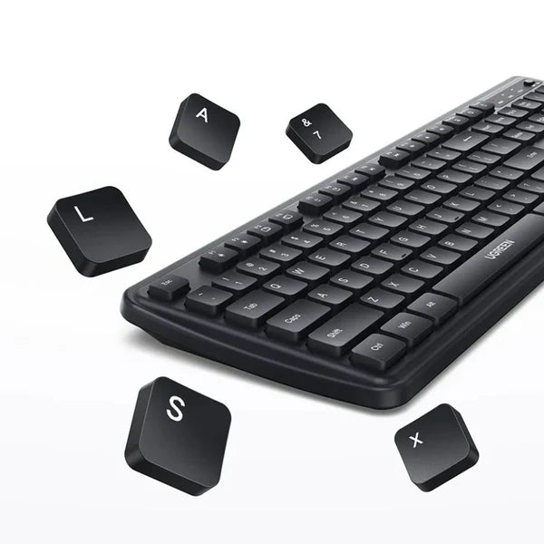 UGREEN K331 Full Size Wireless Keyboard, 104 Keys, 2.4GHz