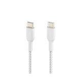 Belkin Braided USB-C to USB-C Cable 60W (1m / 2 packs) CAB004bt1MWH2PK