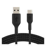 كابل بيلكن مضفّر من USB-C إلى USB-A بطول متر واحد CAB002bt1M
