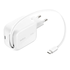Belkin UltraCharge New GaN charger (45 W) with retractable cable WCH023kq