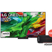 شاشة إل جي QNED evo مقاس 86 بوصة QNED86 بدقة 4K بمعدل تحديث 144 هرتز تلفزيون ذكي مع جهاز تحكم سحري بالذكاء الاصطناعي نظام webOS25 إصدار 2025