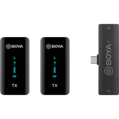 مايك BOYA BY-XM6-S6 لاسلكي مزدوج Type-C + 3.5mm