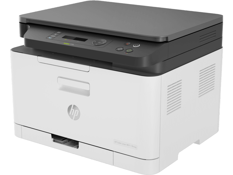 طابعة HP Color Laser MFP 178nw - بيضاء