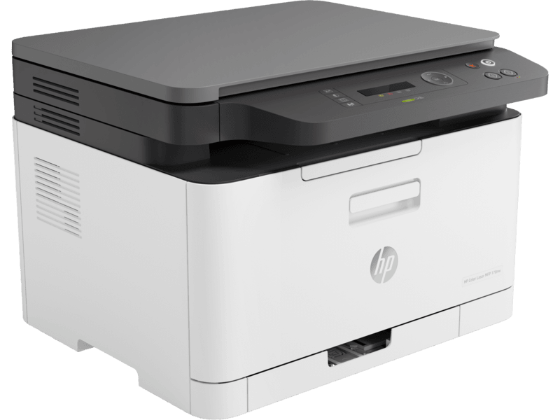 طابعة HP Color Laser MFP 178nw - بيضاء