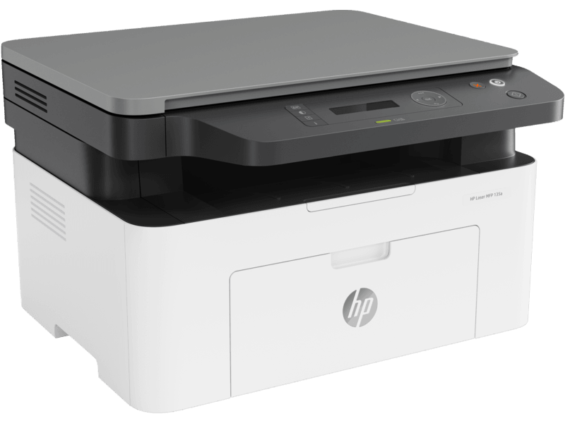 طابعة HP Laser MFP 135a متعددة الوظائف للطباعة المكتبية - بيضاء