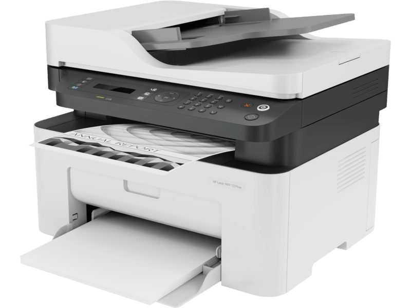 طابعة HP Laser MFP 137fnw (4ZB84A)