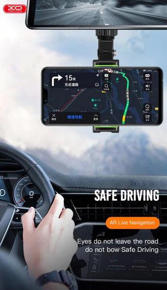 حامل مرآة الرؤية الخلفية للسيارة متعدد الوظائف قابل للدوران XO C107