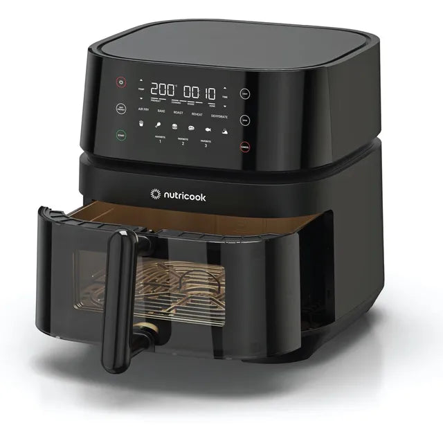 مقلاة هوائية نيوتري كوك فيجن 5.7 لتر - أسود