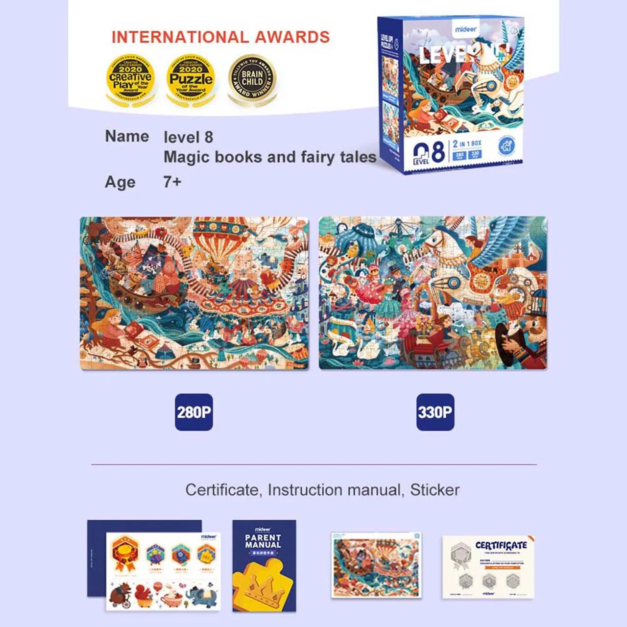 بازل ليفيل أب 8 – الكتاب السحري والقصة الخيالية من ميدير