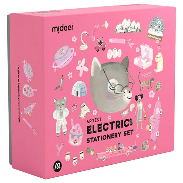 Mideer Electric Stationery Set – Artist (Pink)