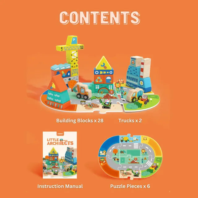 طوب خشبي معمارية صغيرة من ميدير