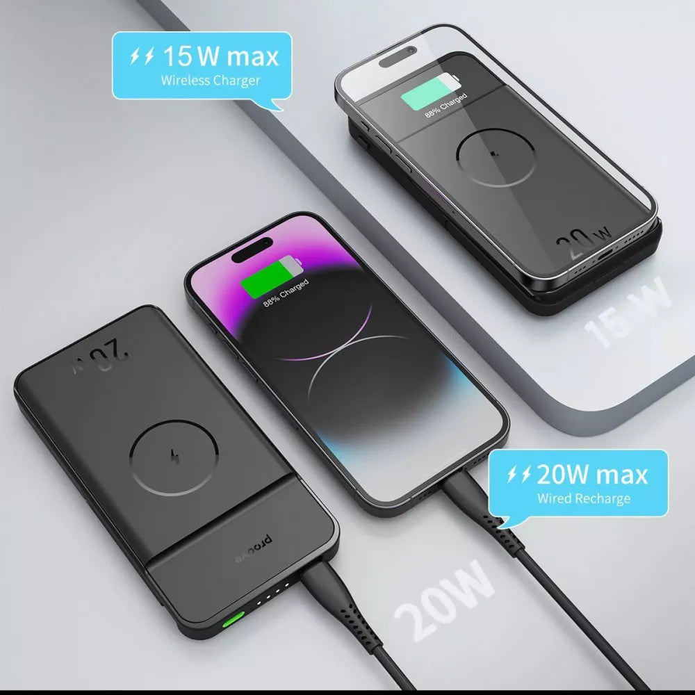 باور بانك 2 في 1 بقدرة 1000ميلي أمبير من بروف