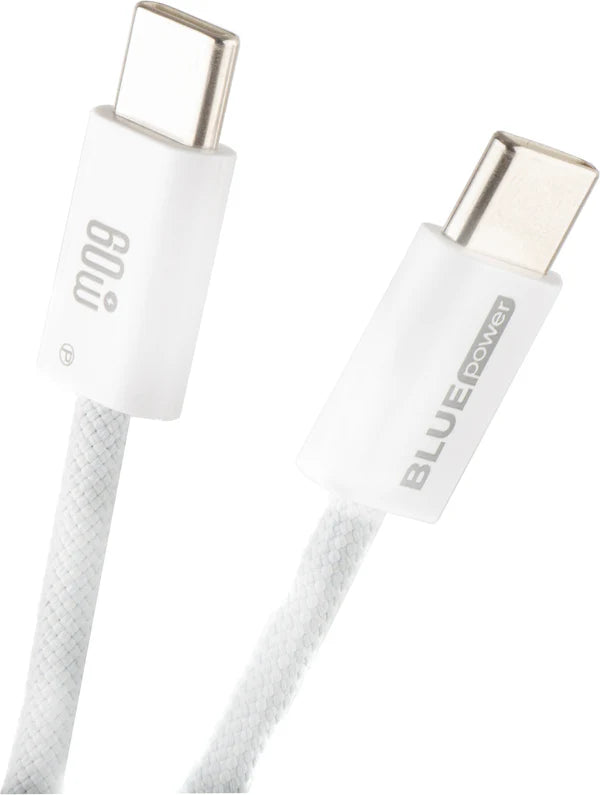كابل XO NB-Q273 USB-C شحن 60 واط – 1 متر أبيض