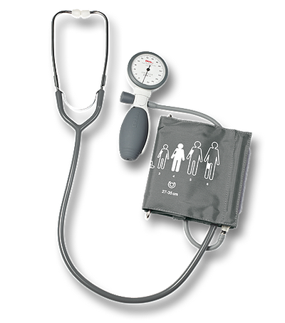 ERKA Switch 2.0 Homecare Manual Blood Pressure Monitor – 56mm Dial & Grey D-Ring Cuff