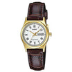 Casio Day Date Quartz Leather Strap Ladies Watch LTP-V006GL-7B
