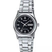 Casio Women's LTP-V006D-1BUDF 25mm Chrome Plated Case - Stainless Steel Band