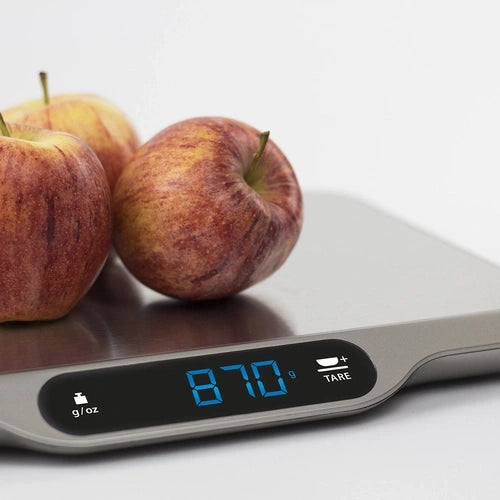 ميزان مطبخ كاسو بسعة 15 كجم وسطح كبير من الفولاذ المقاوم للصدأ