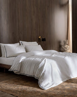 Tina King Size Linen Look Washed Duvet Cover Set