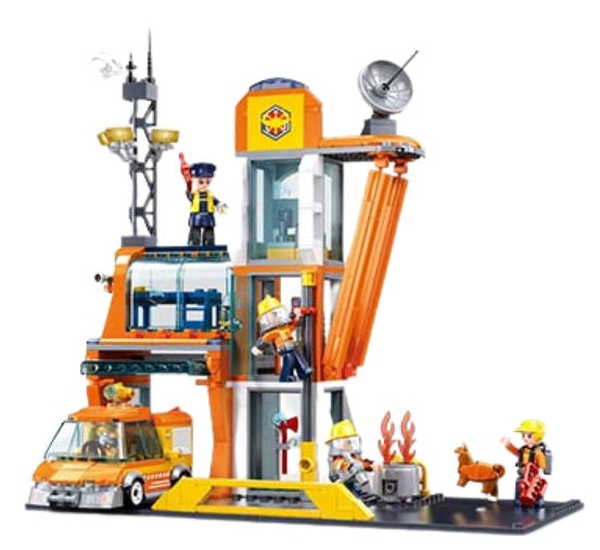 مقر الإنقاذ Sluban Metropolis | مجموعة تركيب 407 قطعة