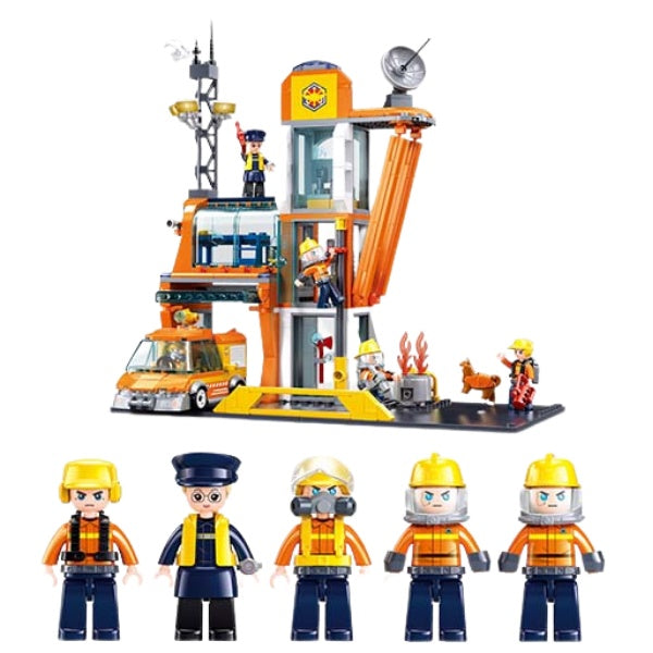 مقر الإنقاذ Sluban Metropolis | مجموعة تركيب 407 قطعة