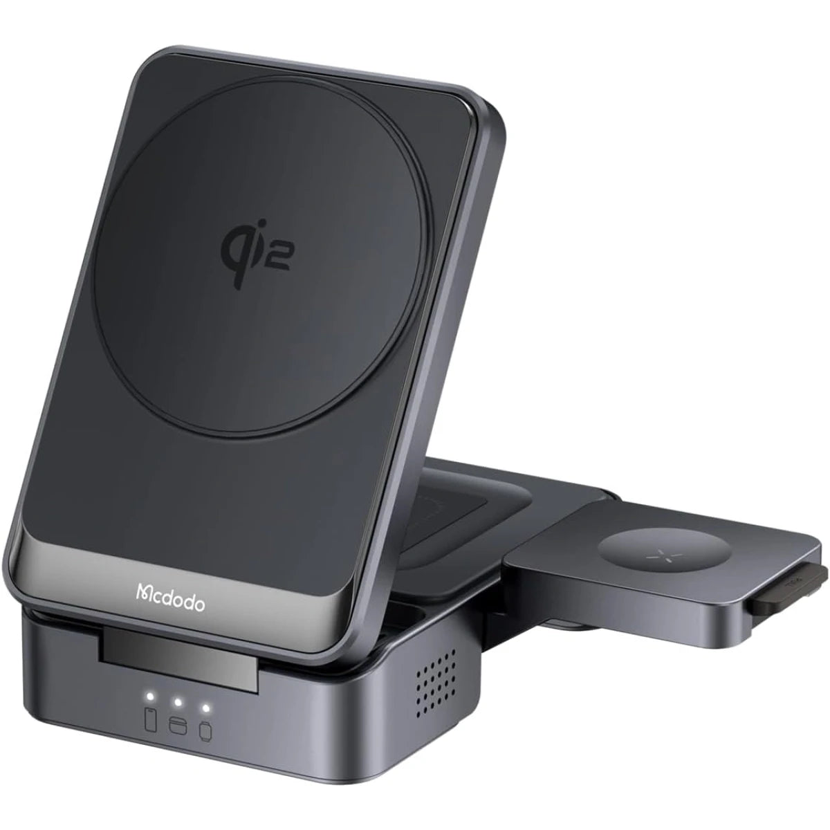 ماكدودو ٣ في ١ - قاعدة شحن لاسلكية مغناطيسية ذكية