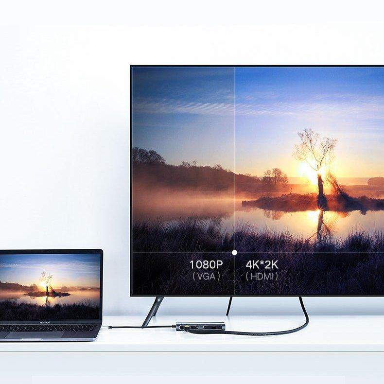 محول يوجرين CM179 يو اس بي -C 9-IN-1 متعدد الوظائف