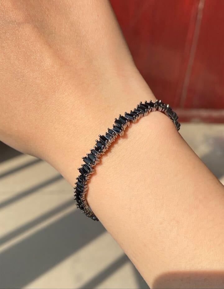 Open cubic zirconia decoration bracelet for women for party banquet wedding