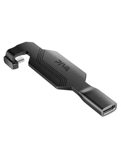 محول PIVA PW-02 بزاوية قائمة ومنفذ USB-C – يدعم طاقة 60 واط، ونقل بيانات بسرعة 10 جيجابت في الثانية، ودقة 4K