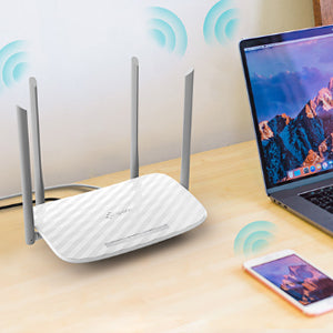 راوتر تي بي لينك اي سي 1200 اللاسلكي ثنائي النطاق - أبيض