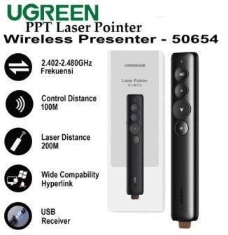 UGREEN Wireless Presenter / Laser Pointer / 2.4GHz