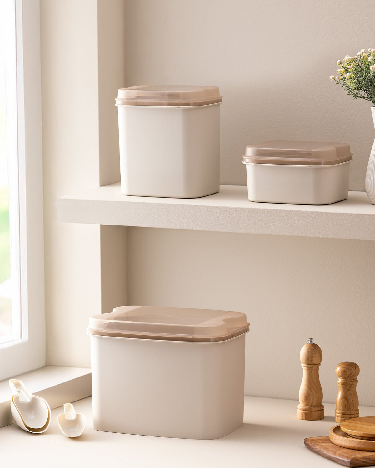 Lucca Set Of 3 Storage Containers - Madame Coco JO