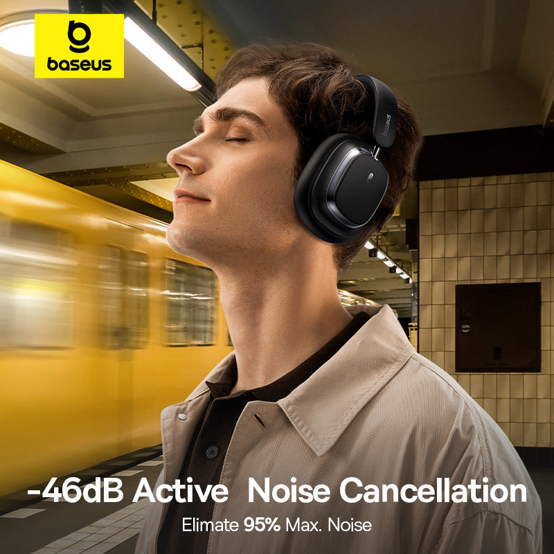 سماعات الرأس اللاسلكية المزودة بخاصية إلغاء الضوضاء Baseus Bowie H1s